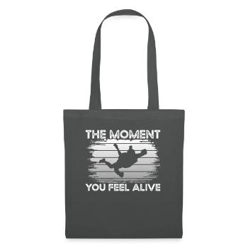 Parachute Feel Alive - Sac en tissu - gris graphite - Devant