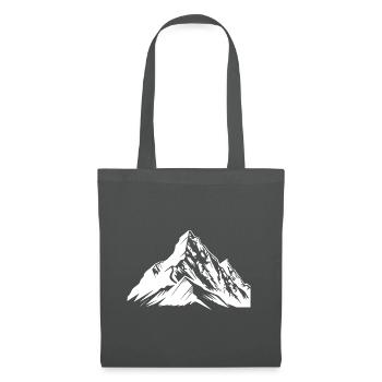 Berge Alpen - Stoffbeutel - Graphite - Vorne