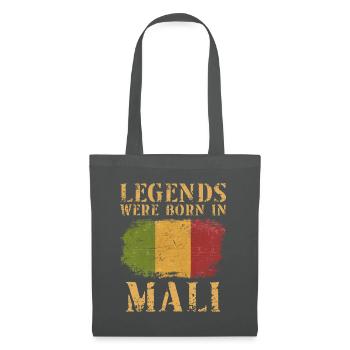 Vintage Design Drapeau Malien Mali - Sac en tissu - gris graphite - Devant