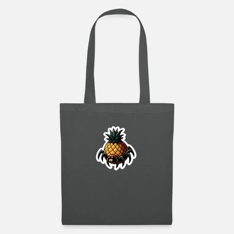 Pineapple Spider - Stoffbeutel - Graphite