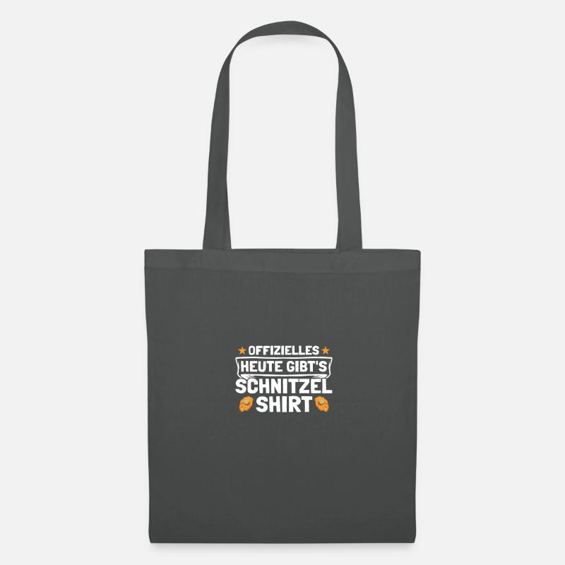 Offizielles heute gibt's Schnitzel - Stoffbeutel - Graphite
