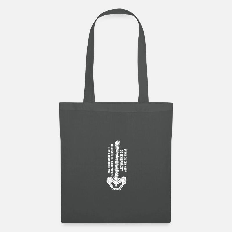 Termin Physiotherapie Physio Physiotherapeut - Stoffbeutel - Graphite