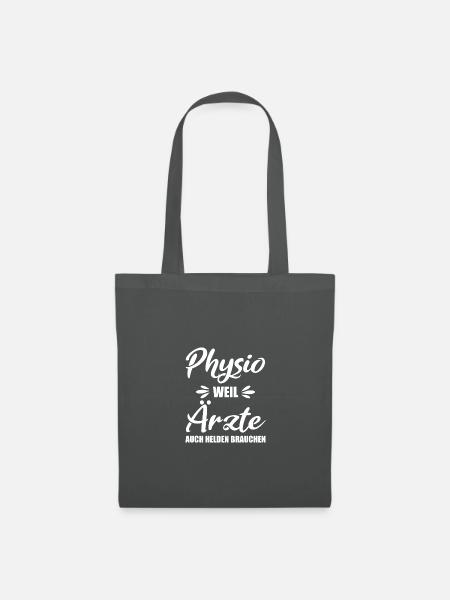 Weil Ärzte Physiotherapie Physio Physiotherapeut - Stoffbeutel - Graphite