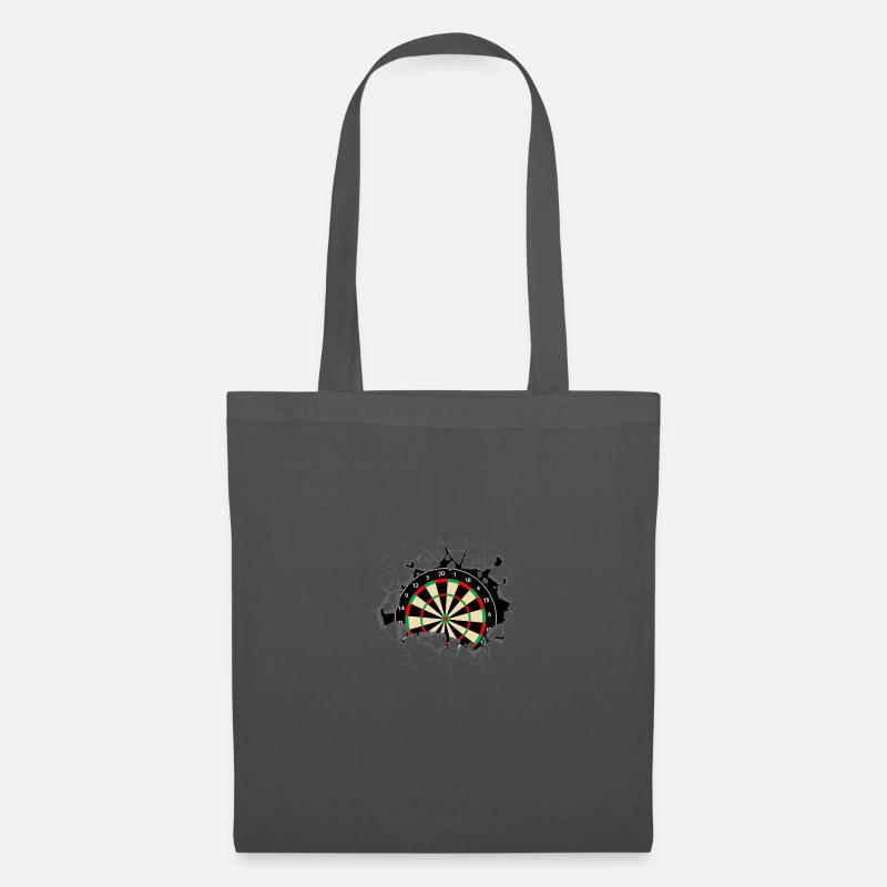 Joueurs de fléchettes Fléchettes Fléchettes - Sac en tissu - gris graphite