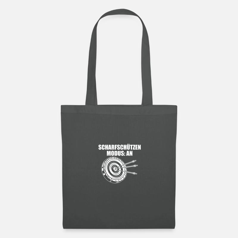Scharfschützen Modus Bogenschießen Bogenschütze - Stoffbeutel - Graphite