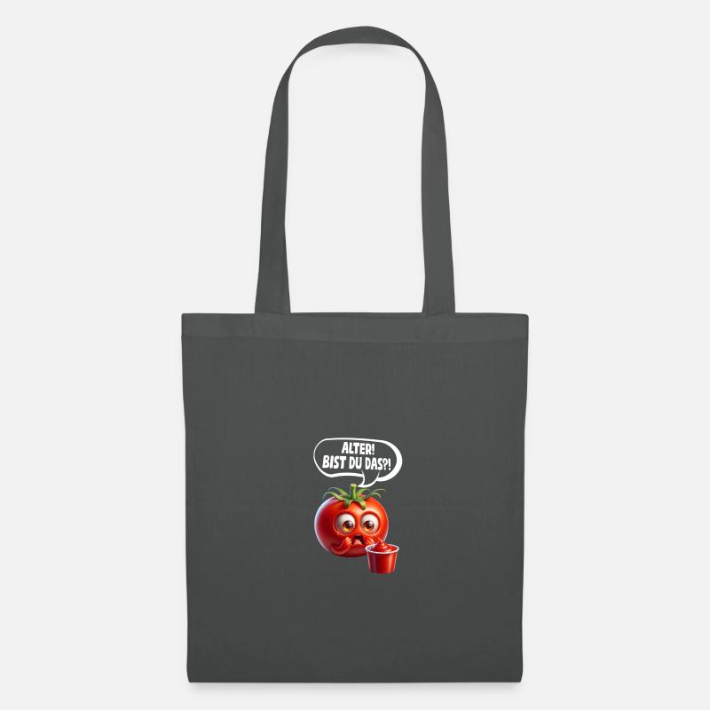 Alter! Bist du das?! Tomate Tomaten - Stoffbeutel - Graphite