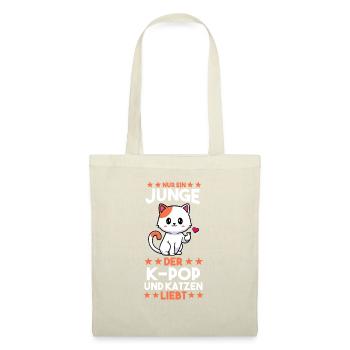 Anime Katzen K-pop - Stoffbeutel - Natur - Vorne