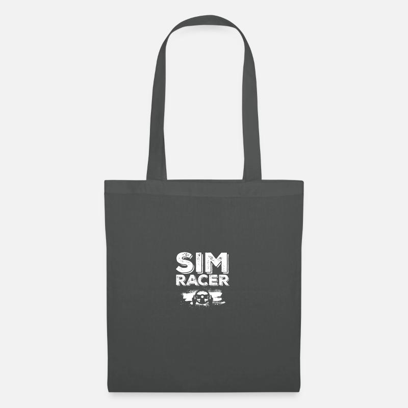 Sim Racer Rennsimulator Sim Racing - Stoffbeutel - Graphite