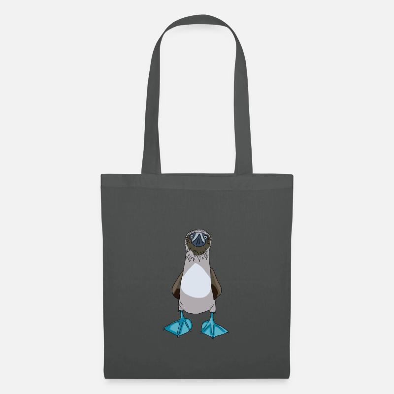 Blue Footed Booby - Stoffbeutel - Graphite