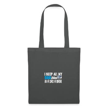 I Keep all my Dad jokes V2 - Tote Bag - graphite grey - Front