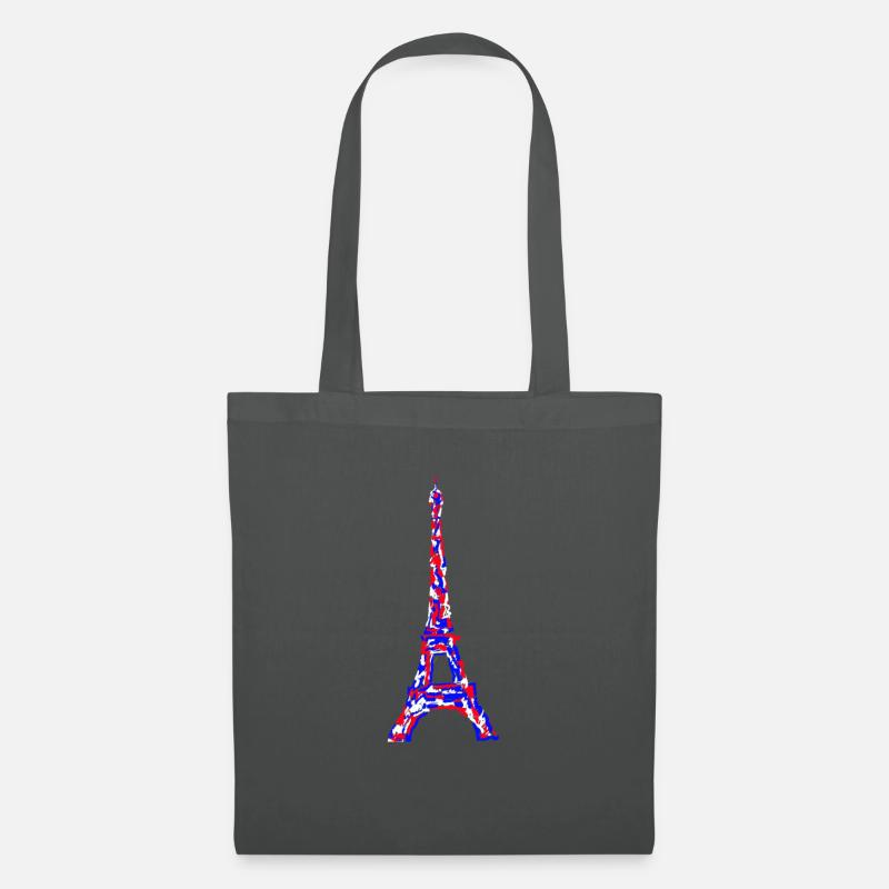 Eiffelturm Frankreich Paris - Stoffbeutel - Graphite