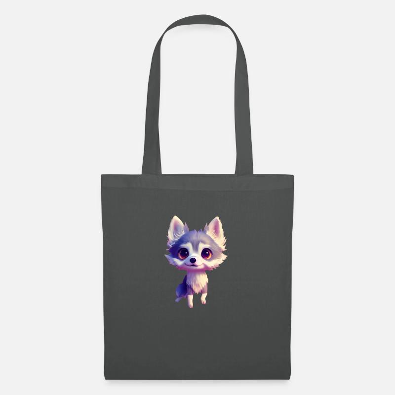 Alaskan Klee Kai Hund - Alaskan Klee Kai - Stoffbeutel - Graphite