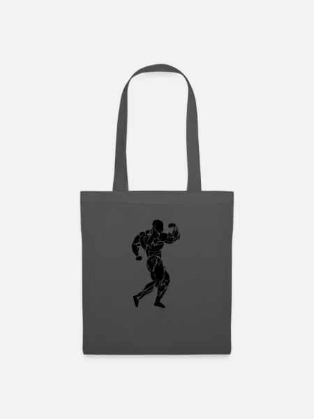 Bodybuilding - Stoffbeutel - Graphite