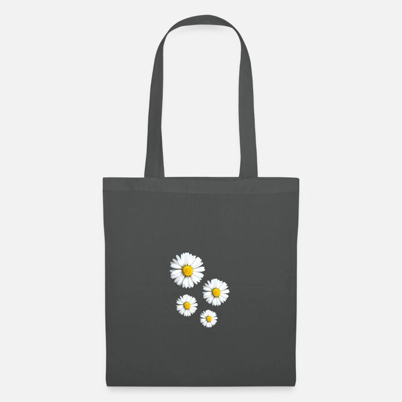 Gänseblümchen,blumen,Blüten - Stoffbeutel - Graphite