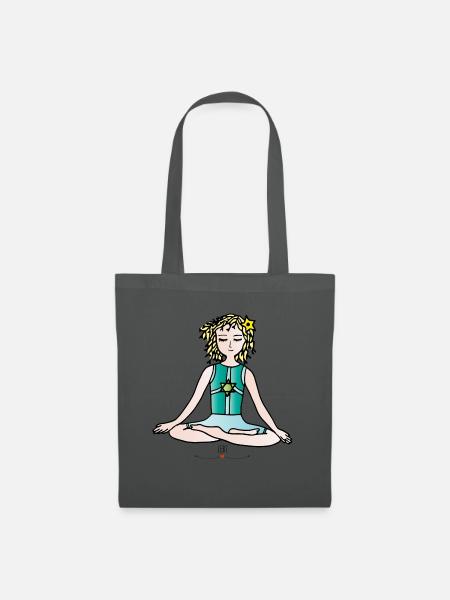 Die Hüterin der Kinder -Yoga -Die Hüter von Orbis - Stoffbeutel - Graphite