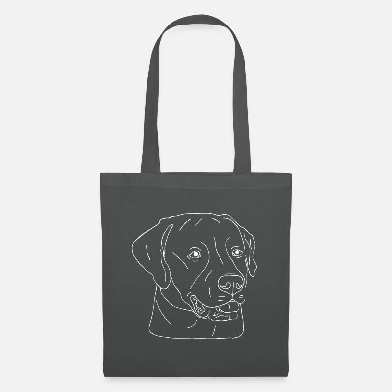Labrador - Stoffbeutel - Graphite