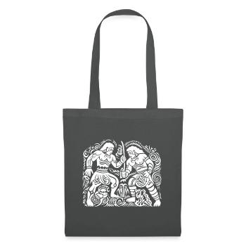 Maori Tattoo Wunder kultureller Design Ausdruck - Stoffbeutel - Graphite - Vorne