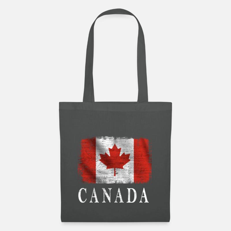 Canada, Canada flag - Tote Bag - graphite grey