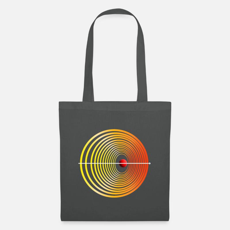 Dopplereffekt Illustration Physik - Stoffbeutel - Graphite