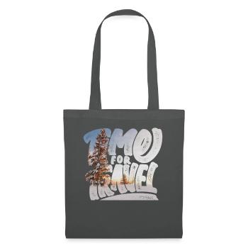 Time for travel - Stoffbeutel - Graphite - Vorne