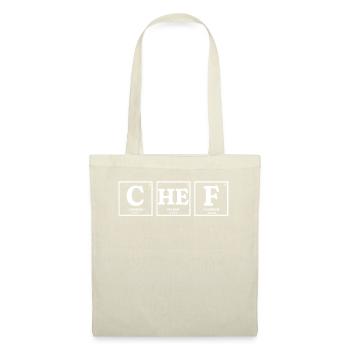 CHEF chemische Elemente design - Stoffbeutel - Natur - Vorne