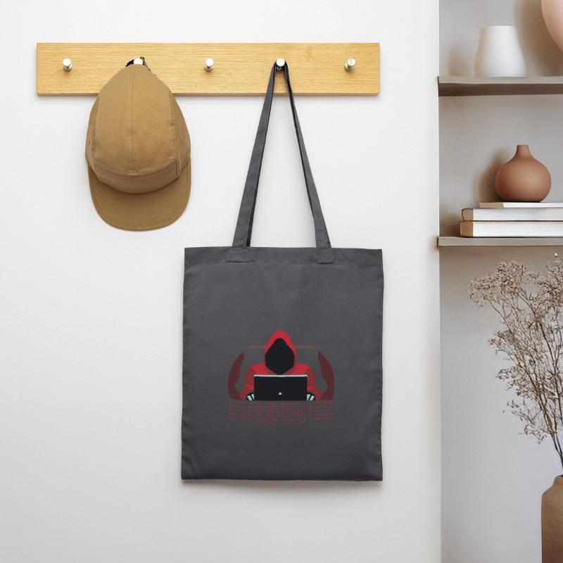 Hacker Binary Code Tote Bag
