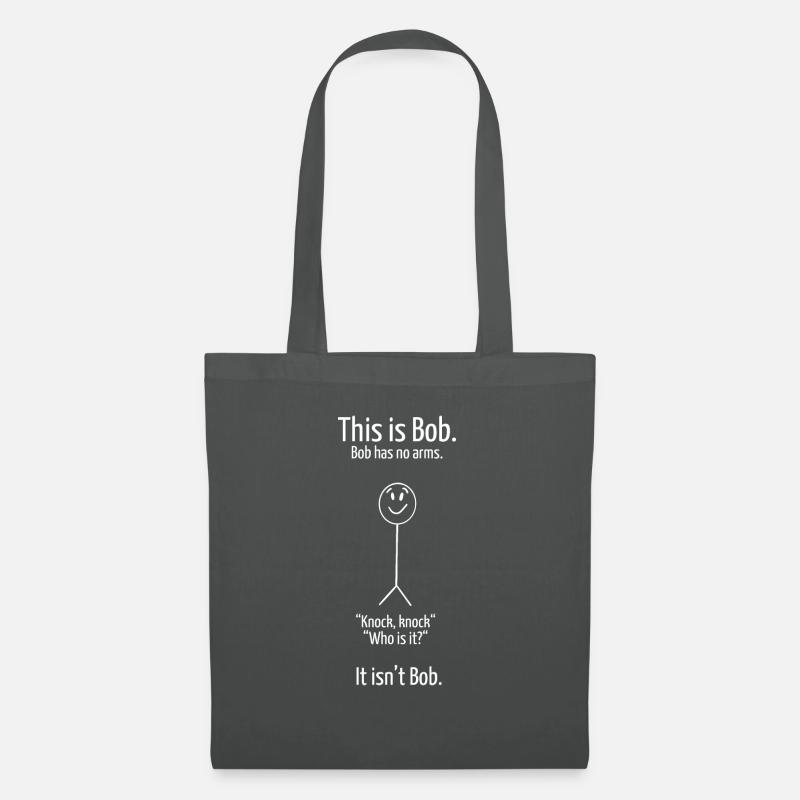 C'est bob - Sac en tissu - gris graphite