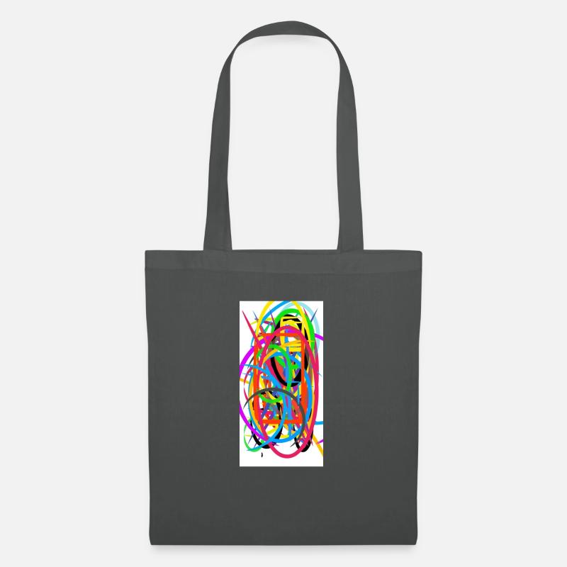Bunte Vielfalt 2 - Stoffbeutel - Graphite
