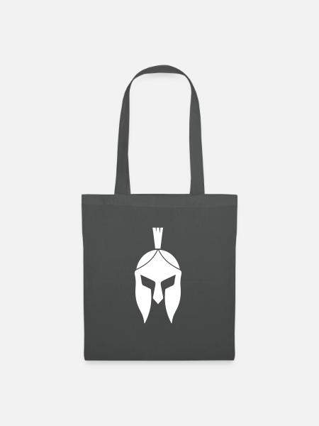 spartaner helm icon - Stoffbeutel - Graphite