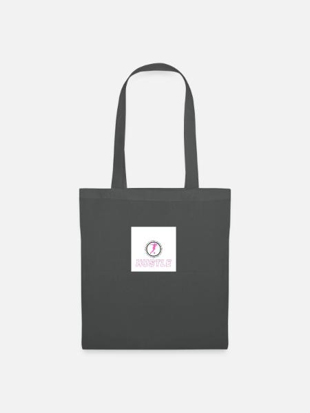 Hustle pink - Stoffbeutel - Graphite