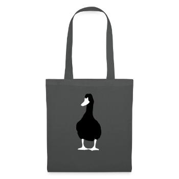 Ente - Stoffbeutel - Graphite - Vorne