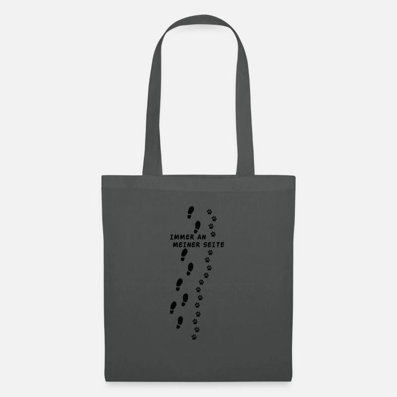 Immer an Deiner Seite - Stoffbeutel - Graphite