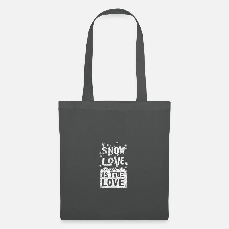 Schnee - Neuschnee - Pulverschnee - Stoffbeutel - Graphite