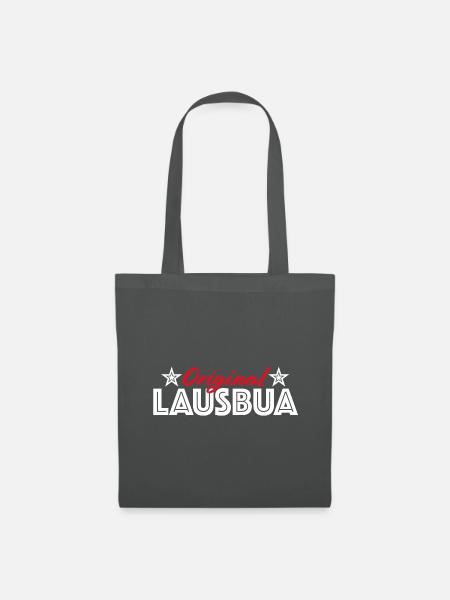 Original Lausbua Lausbuam lustig - Stoffbeutel - Graphite