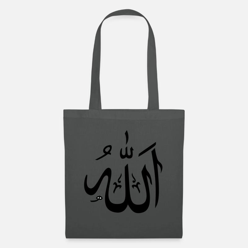 allah - Stoffbeutel - Graphite