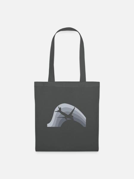 Luftfahrt Flieger - Stoffbeutel - Graphite