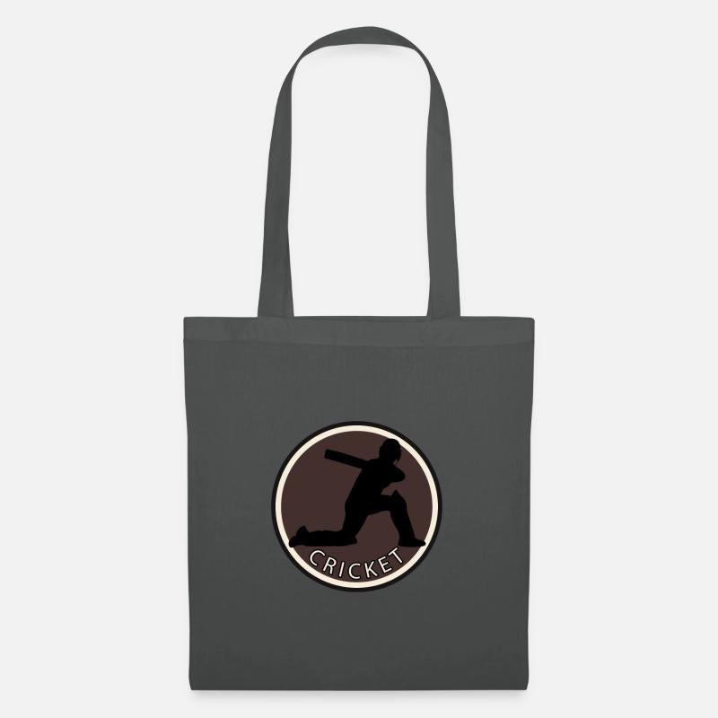 Pitcher Cricketspieler Cricketteam - Stoffbeutel - Graphite