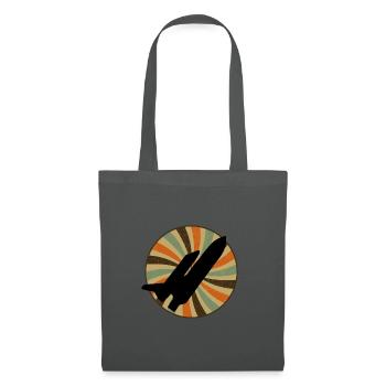 Pilote d’aviateur Aérospatiale - Sac en tissu - gris graphite - Devant