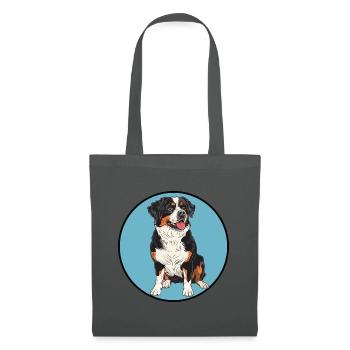 Chien Dresseur de chiens Chiens - Sac en tissu - gris graphite - Devant