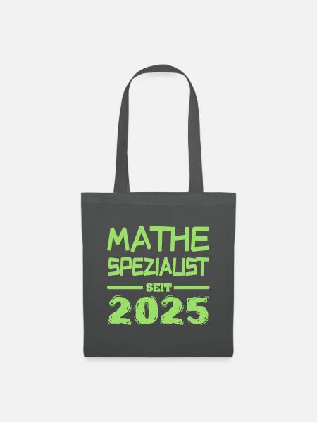 Mathespezialist 2025 - Stoffbeutel - Graphite