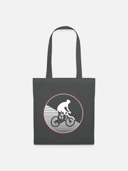 Mountainbike - Stoffbeutel - Graphite