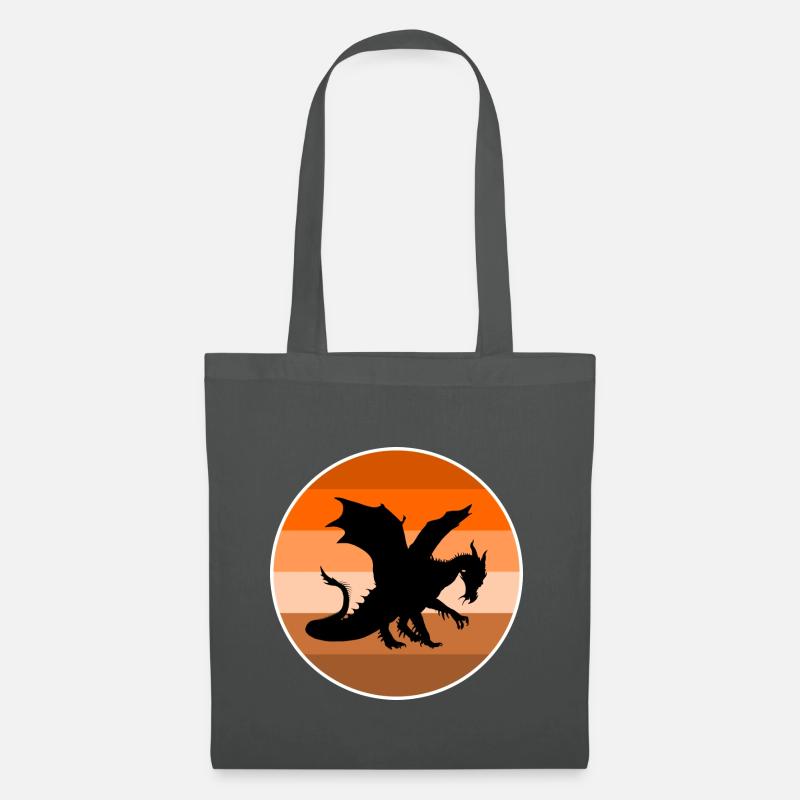 Drache - Stoffbeutel - Graphite