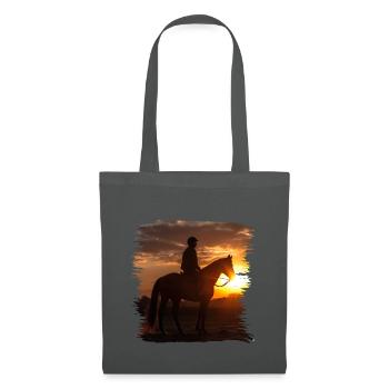 Horseback riding is an old tradition - Tote Bag - graphite grey - Front