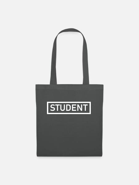 STUDENT simple Design - Stoffbeutel - Graphite