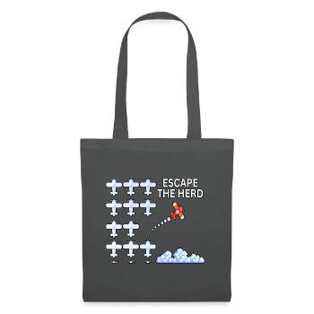Aviation plane spotter and photographer design - Tote Bag - graphite grey - Front