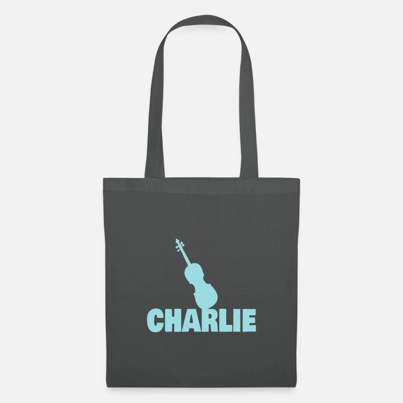 Cello Charlie - Stoffbeutel - Graphite