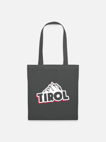 Tirol Berge - Stoffbeutel - Graphite