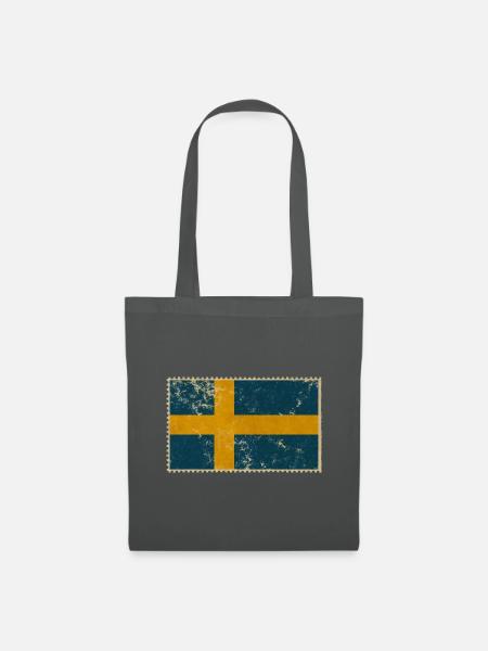 Schweden - Stoffbeutel - Graphite