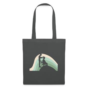 Peigne d’apprentissage de coiffeur - Sac en tissu - gris graphite - Devant