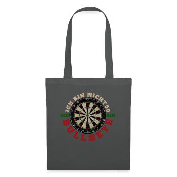 Je n'ai pas 50 ans, je suis Bullseye Birthday Darts - Sac en tissu - gris graphite - Devant